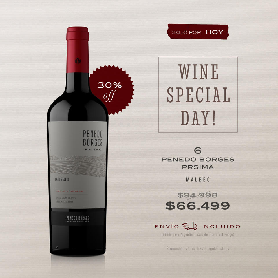Penedo Borges Prisma Gran Malbec - Wine Special Day: 30% OFF!